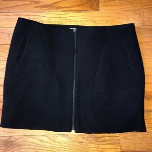 Helmut Lang Mini Blk skirt
